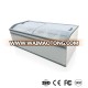 Hot selling AHT type R404a island freezer for frozen food